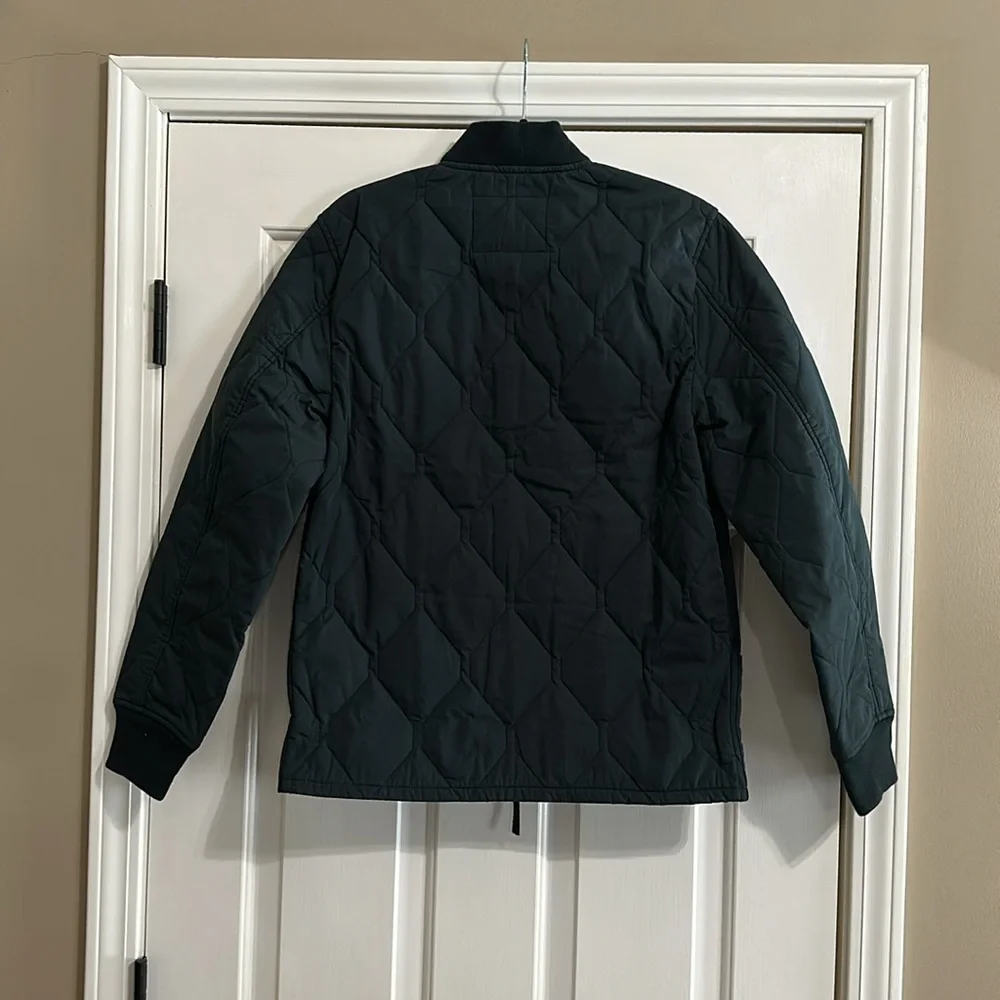 J.Crew Quilted flight jacket with PrimaLoft® in Dark Petrol